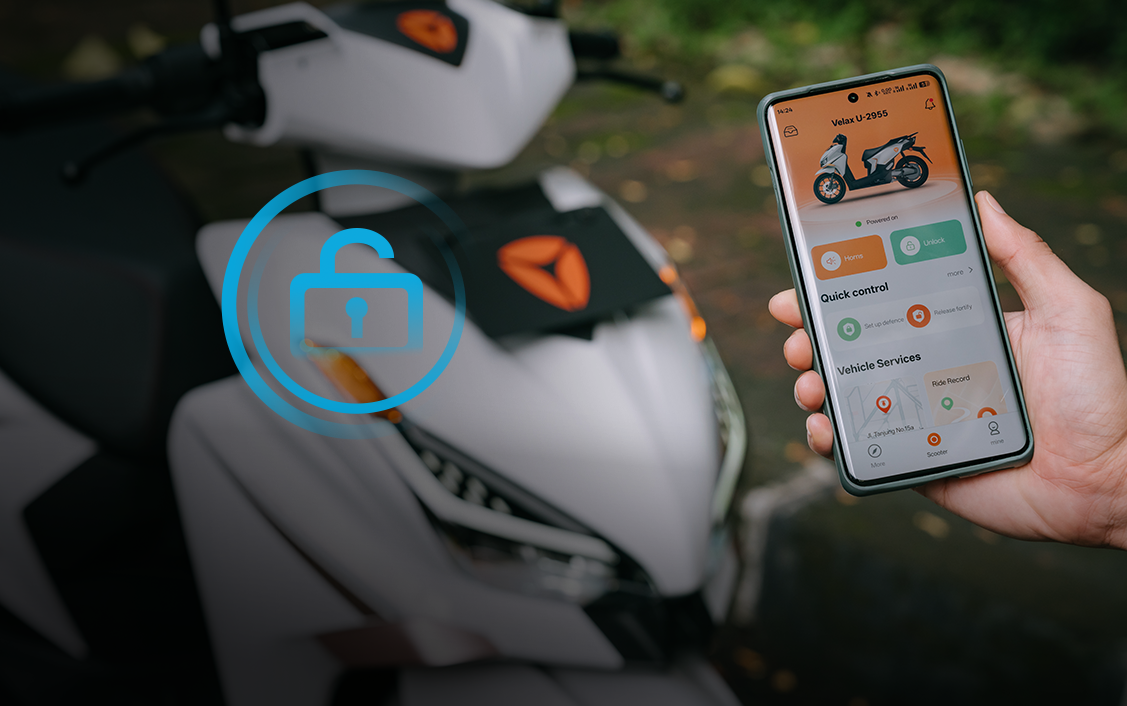 Mở khóa qua app